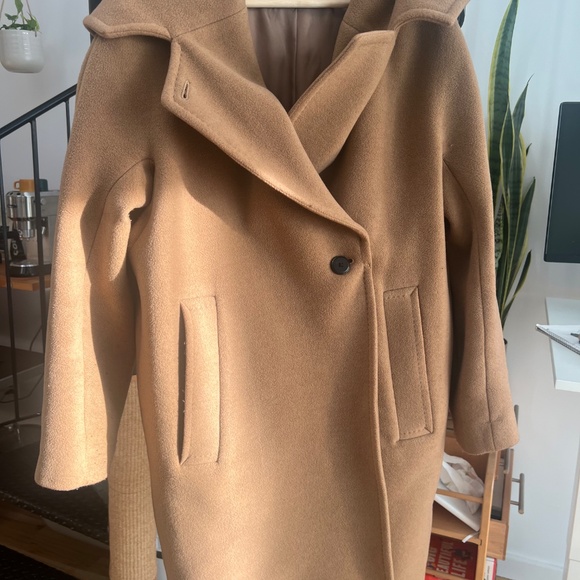 Wool coat: oversized hooded Babaton - Picture 7 of 8